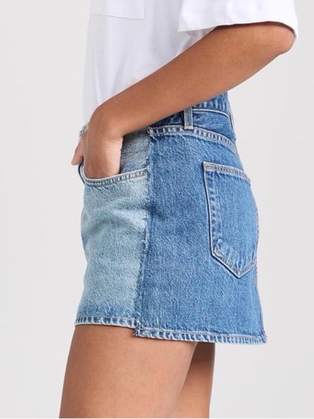 SLVRLAKE Re-work Mini Skirt